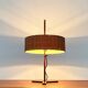 Lampe de table trépied minimaliste en teck de style milieu du siècle allemand de Kaiser Leuchten, années 1960