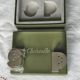 Silver-plated salt and pepper shakers by Christofle, Ludique model.