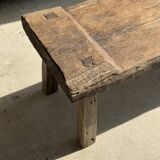 Very large bench in old teak H:50cm L:2m06