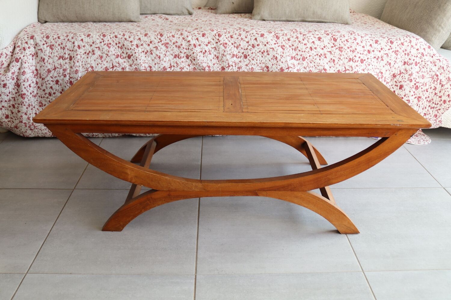 Table basse vintage en bois