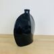 Vintage black ceramic lentil vase