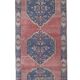 Vintage Turkish Oushak Rug Handwoven 101x262 cm