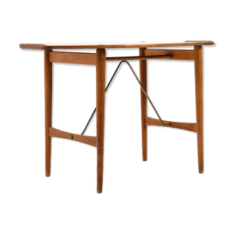 Danish mid century butler's tray table in teak