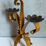 Chandelier wrought iron Art-popular with three arms old
