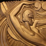 Art Deco bas-relief, folies bergères paris, French art deco