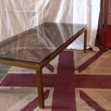 Table basse en laiton de la Maison JANSEN