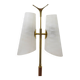 Mid-century brass floor lamp by Rupert Nikoll, Austria, 1950s.