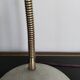 Hammered gray cocotte desk lamp, vintage French, 1940s