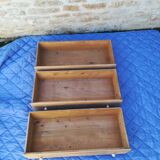 Vintage raw oak chest of drawers