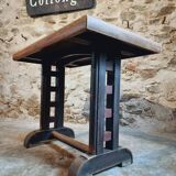 Antique oak bistro table – France, 1920s