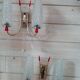 Pair of 1950s appliques