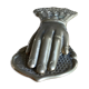 Brass paper press hand shape