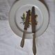 24 silver-plated Christofle Cluny Uniplat Vieux-Paris knives (2 x 12)