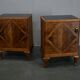 1932s pair of art deco bedside tables, Czechoslovakia