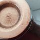 Scandinavian style enameled stoneware bowl Signed Wulf Rohland