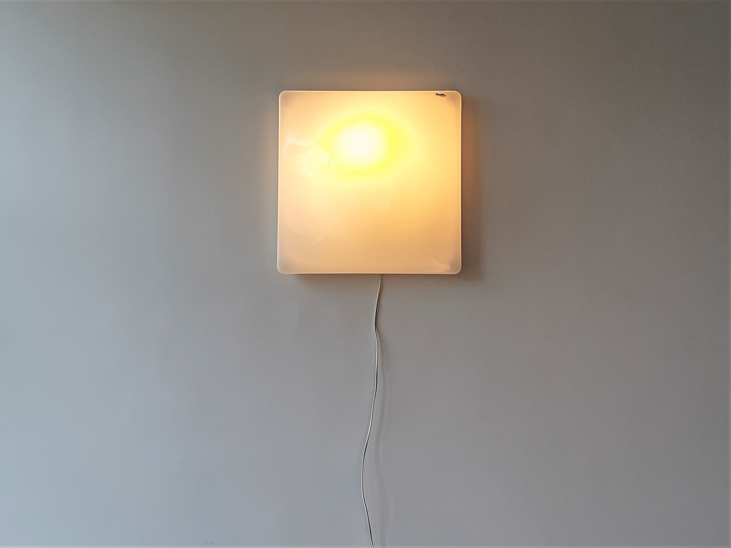 'Dada' flush mount or wall lamp by IGuzzini Spa, Italy 1970's