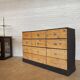 Old wooden craft furniture 12 drawers