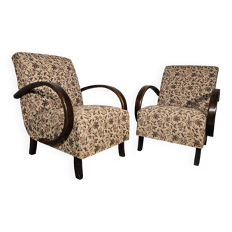 Ensemble de fauteuils vintage par Jindrich Halabala