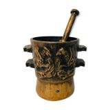 Mortar and solid bronze pestle, 1930