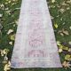 Vintage Turkish hallway rug 82x400 cm