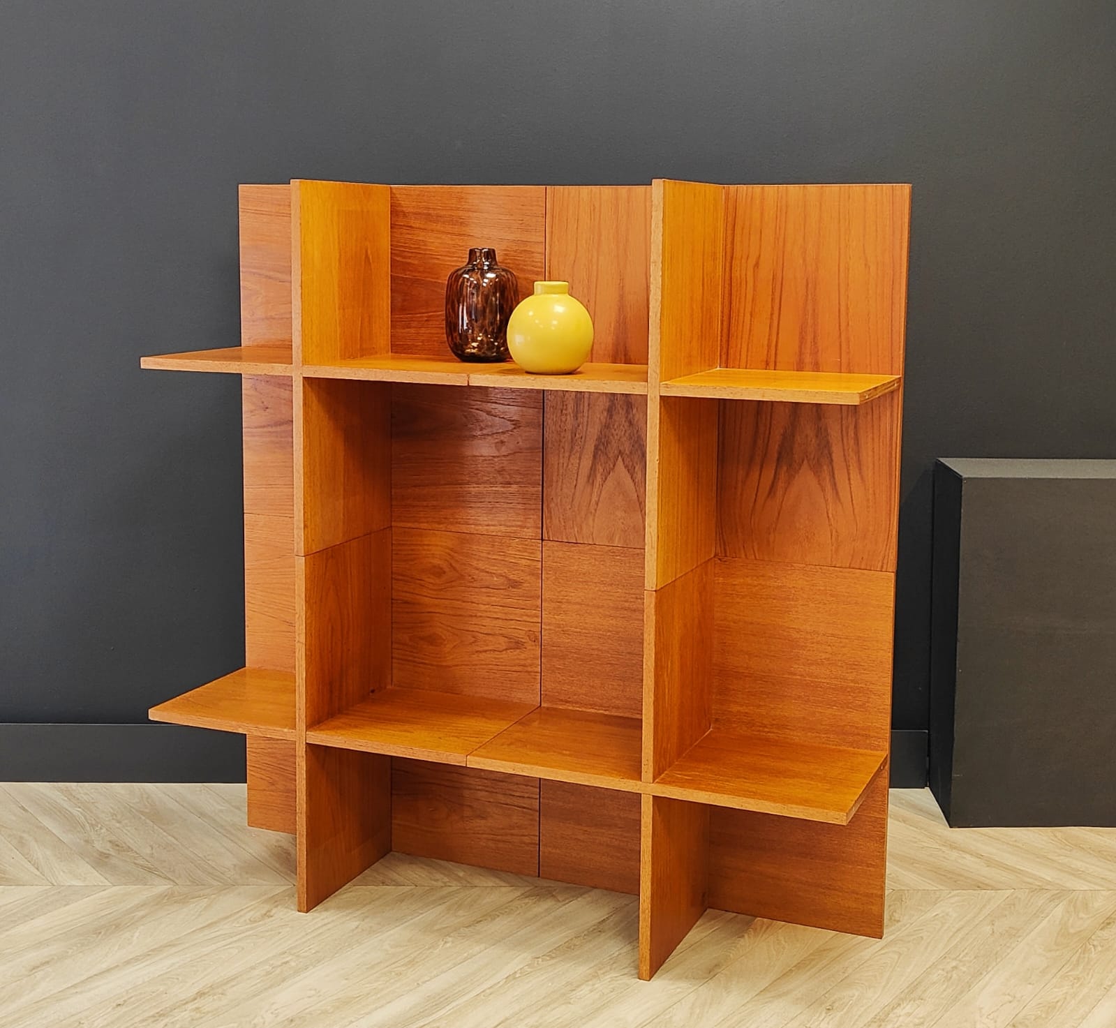 Mid Century compartment cabinet | Vintage - bookcase, display