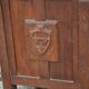 carved wooden chest bench