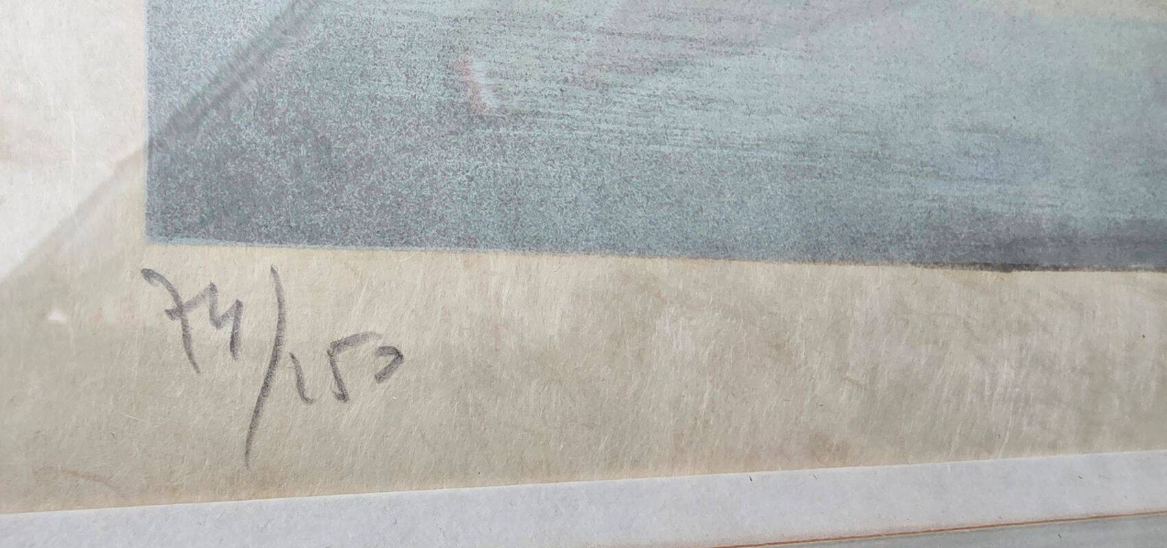 Georges LAPORTE Original Colour Lithograph Signed and Numbered 74/150