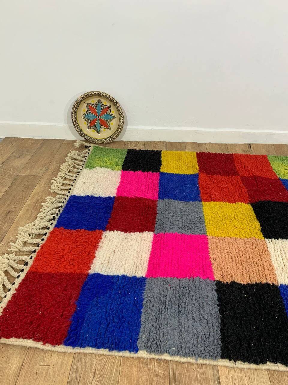 Handcrafted Moroccan Berber Rug 236 X 155