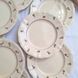 Dessert or starter plates Digoin Sarreguemines