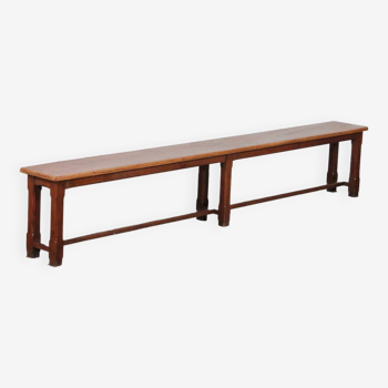 Large wooden bench from the 1950s