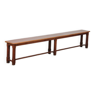 Large wooden bench from the 1950s