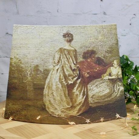 Wall tapestry pattern lampshade