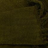 4x6 Army Green Vintage Kilim Rug, 114x184Cm