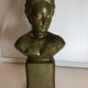 Bust young girl terracotta