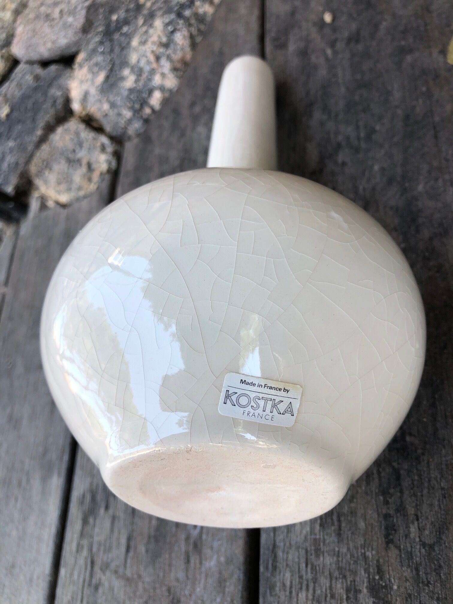Kostka ceramic vase 80s
