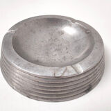 Cendrier rond vintage bistrot années 50 fonte aluminium