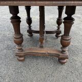 Henry II style oak dining table
