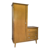 Vintage asymmetrical wardrobe
