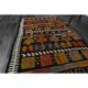 1970s Vintage Turkish Oushak Handmade Wool Cotton Brown Runner Rug 95x367