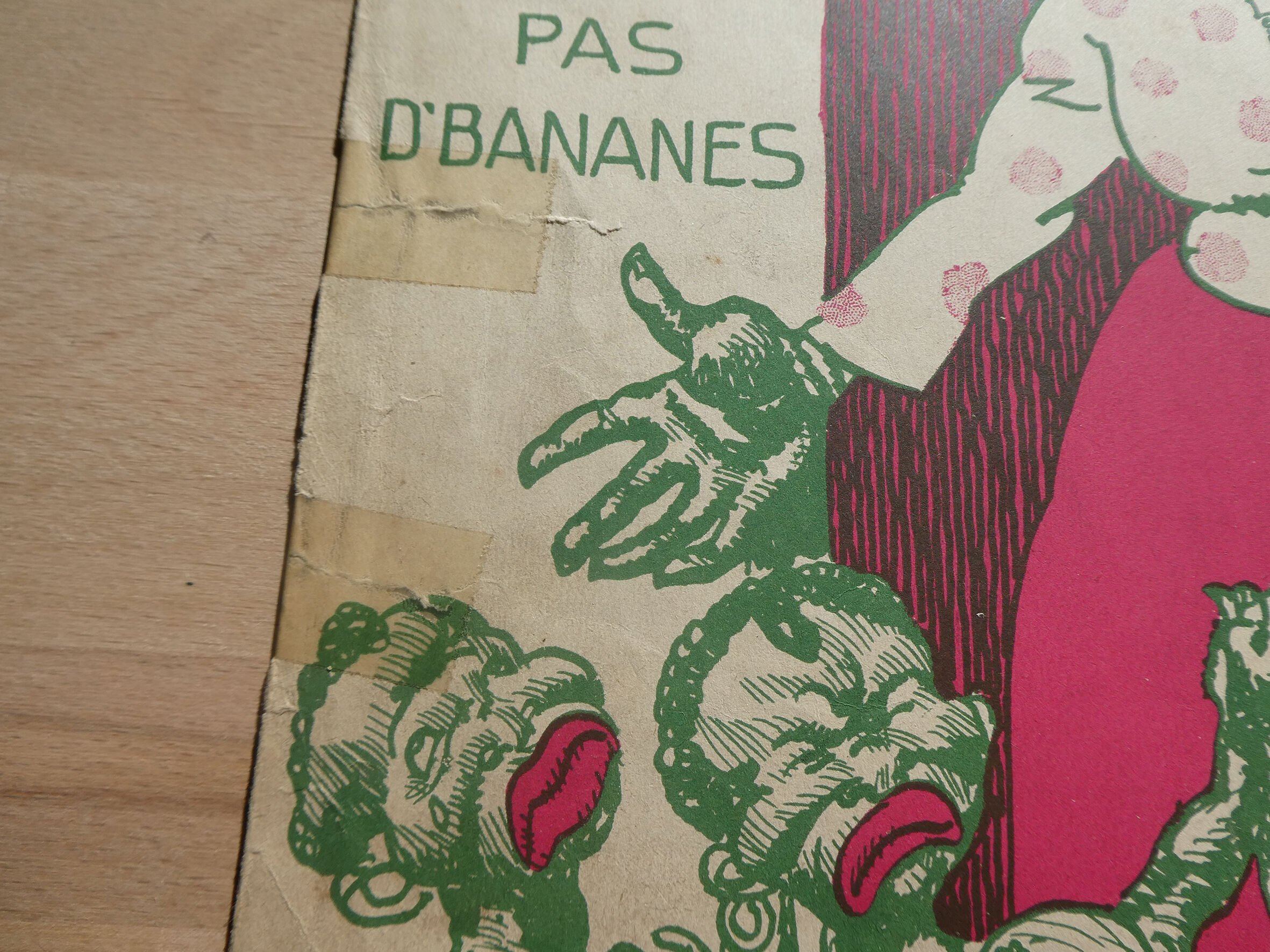 Old poster "Yes We have no bananas" - Ed. F. Salabert Paris