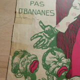 Affiche ancienne "Yes We have no bananas" - Ed. F. Salabert Paris