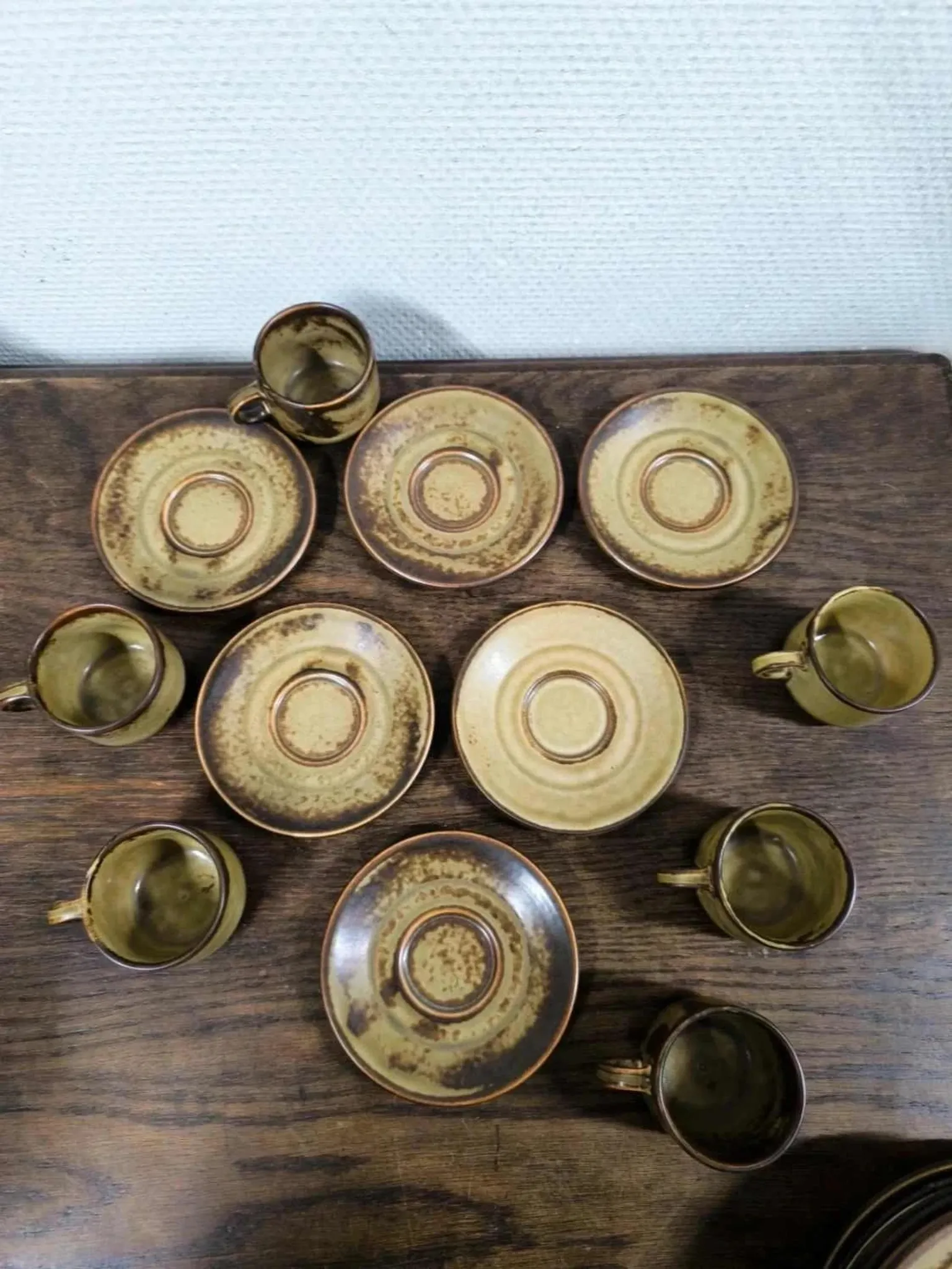Set of 6 cups and saucers Langenthal