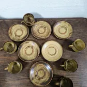 Set of 6 cups and saucers Langenthal