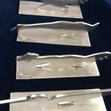 12 knife holders signed Yorel Art Deco