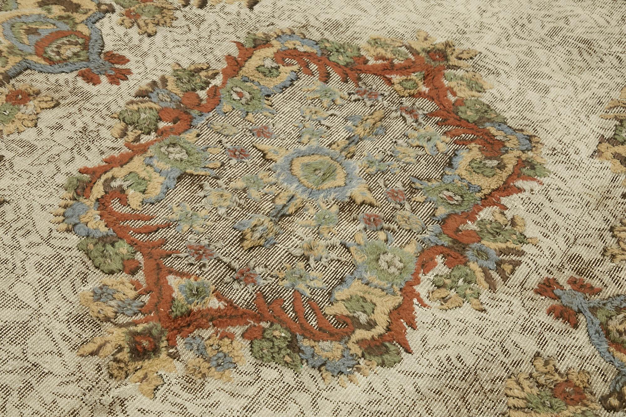 Anatolian rug 1970s 180 cm x 292 cm Brown Carpet