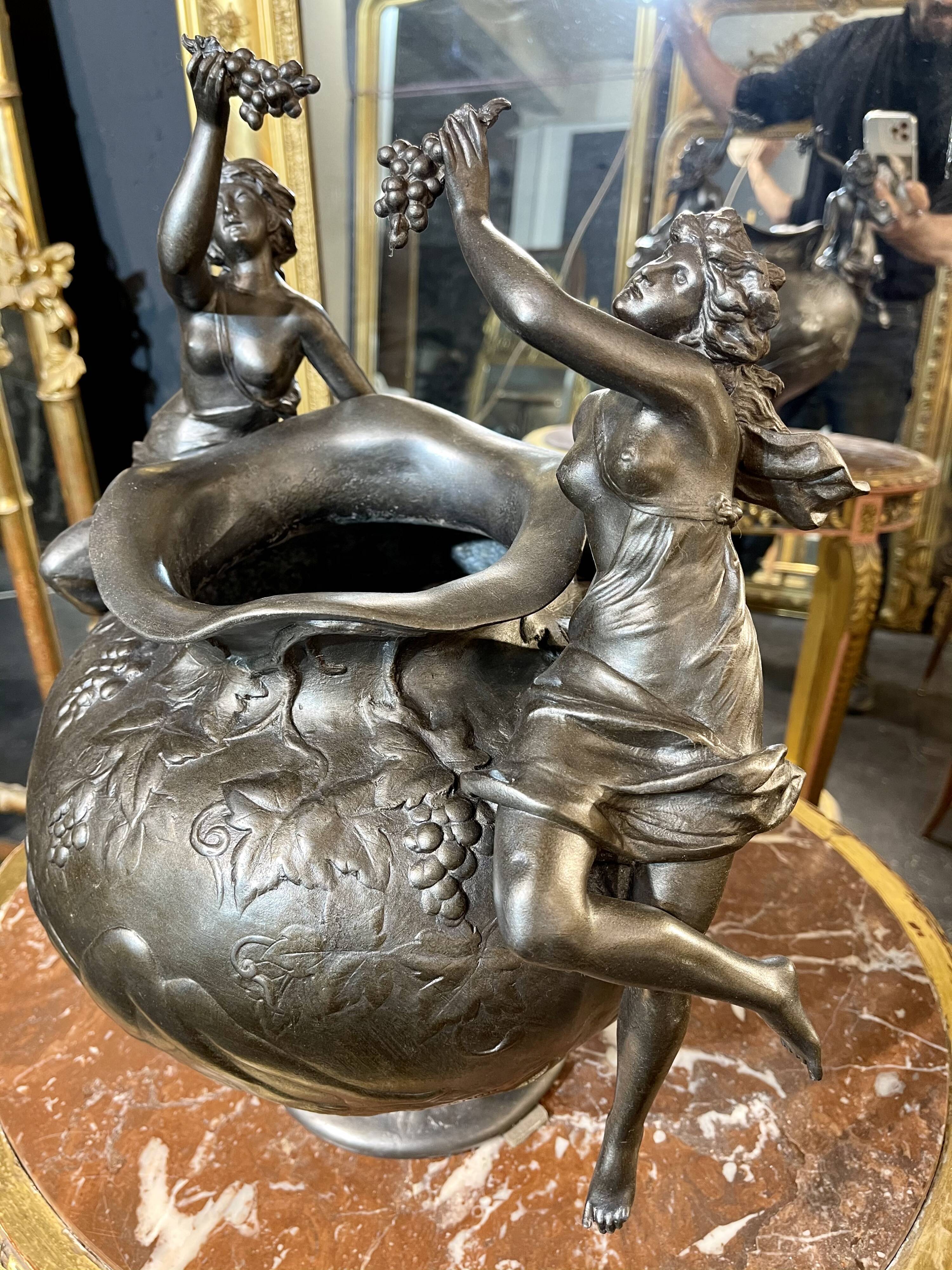 Art Nouveau period vase signed Charles POerron