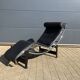 3x Original Cassina Le Corbusier Lc4 Black/chrome, New!
