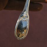 6 silver metal spoons louis XVI style