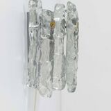 Frosted glass wall light mid-century by J.T. Kalmar Soria, Austria, 1970s