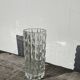 Vase en verre épais transparent